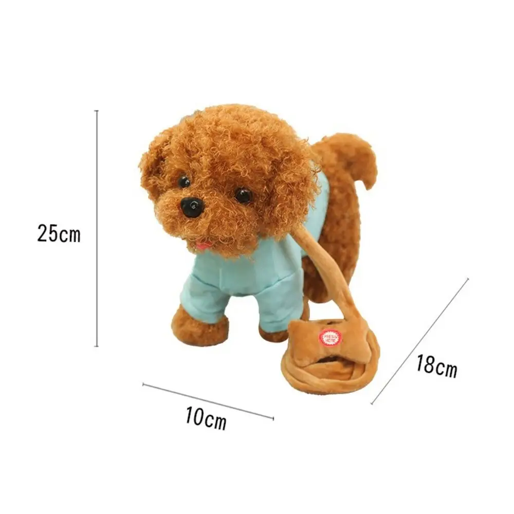 หุ่นยนต์ลูกสุนัขใหม่ เดินได้ ส่งเสียงเห่า จำลองลูกสุนัข ของเล่นลูกสุนัขแบบโต้ตอบ กระดิกหางได้ สำหรับเด็ก