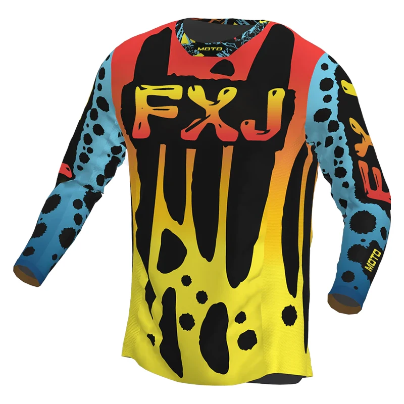 

Off road motorcycle jersey for men and women Customized Motochross Sweatshirt XXXXL Large size Pink blue black green racing mx