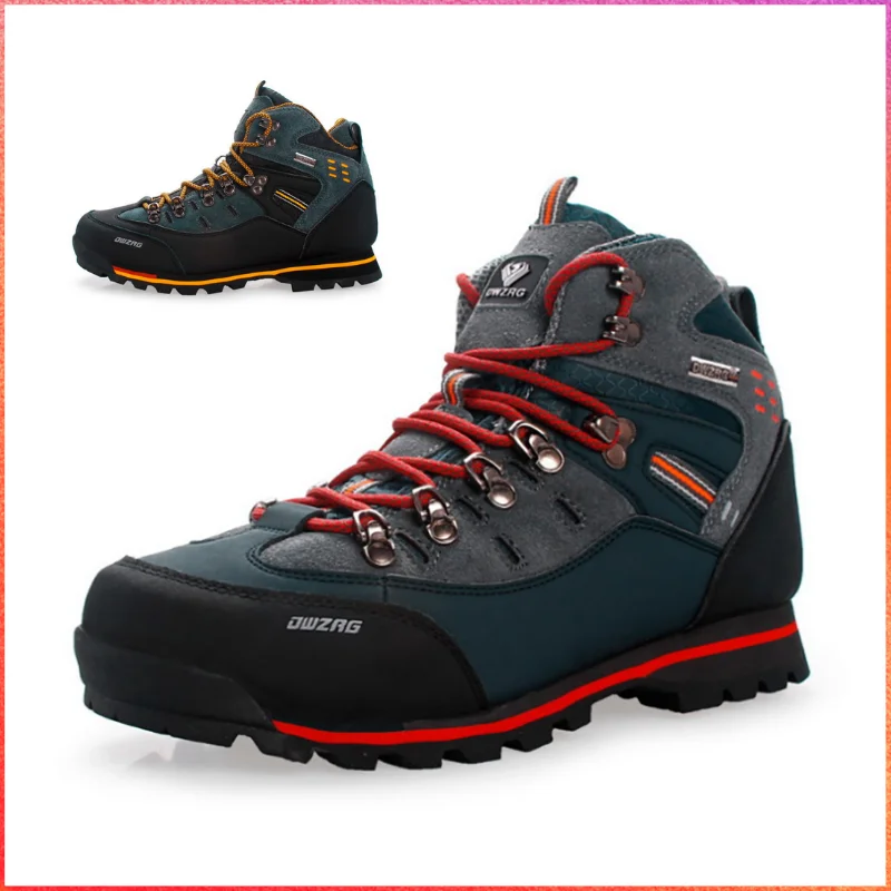 Mid Cut Hiking Boots Men Summer Winter Shoes Tactical Combat Army Boots Desert Training Sneakers Outdoor Anti-Slip Trekking Shoe