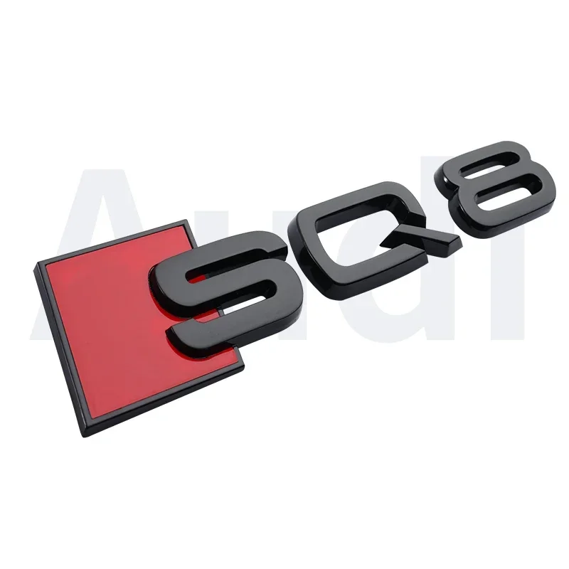 سيارة الخلفي الجذع شعار ملصق الشارات لأودي A3 A4L A5 A6L Q5L A7 Q3 Q7 S3 S4 RS3 RS4 RS5 SQ3 SQ5 SQ7 SQ8 RSQ3 RSQ5 RSQ7 RSQ8 #6