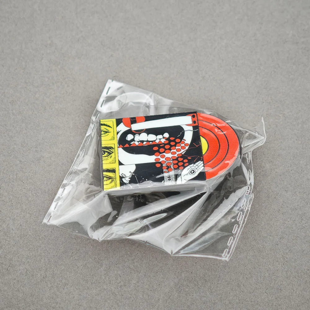 Foo Fighters – Ihre Lieblingsspielzeug-Brosche, Alternative Rock Band, Anstecknadel, Abzeichen in Form einer roten Vinyl-Schallplatte, Musik-Fan-Schmuck, Geschenk. – Detail 12
