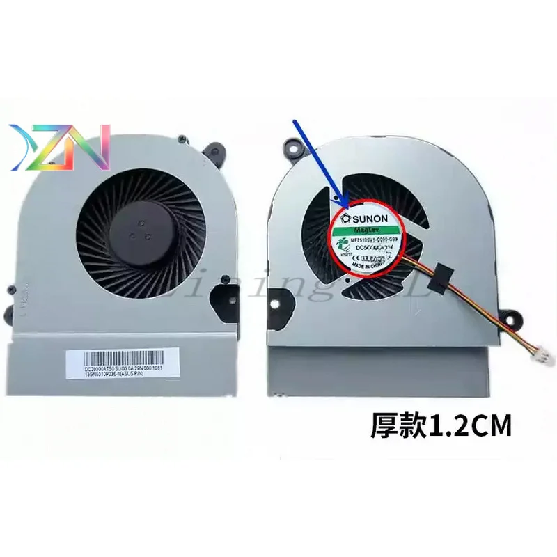 For ASUS K45VS fan SUNON MagLev MF75120V1-C090-G99 DC5V 2.00W