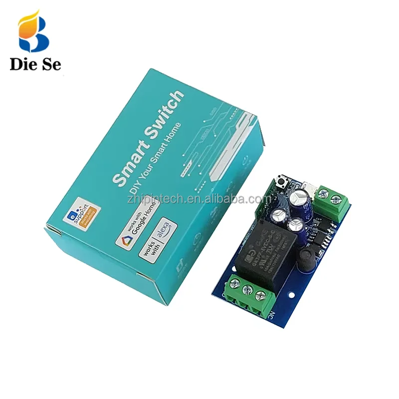 EweLink WiFi Smart Switch DC 5V 7V 12V 24V 48V Dry Contact Relay Timing Module Voice Control Compatible with Alexa Google Home