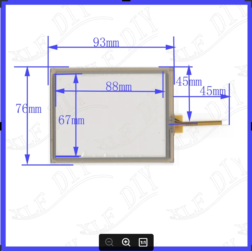 

wholesale 93*76MM resistance screen glass for GPS CAR this is compatible 93*76