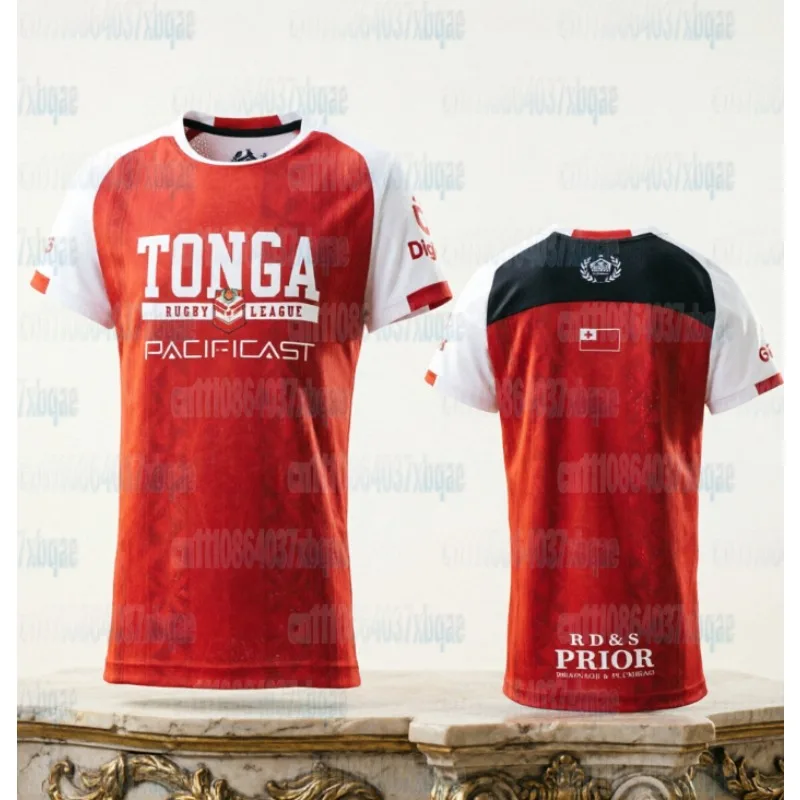 Atmungsaktives, schnelltrocknendes T-Shirt im Familienstil für Tonga-Rugby-Fans, neue kurzärmelige Sportbekleidung, Outdoor-Oberteil mit 3D-Druck – Detail 4