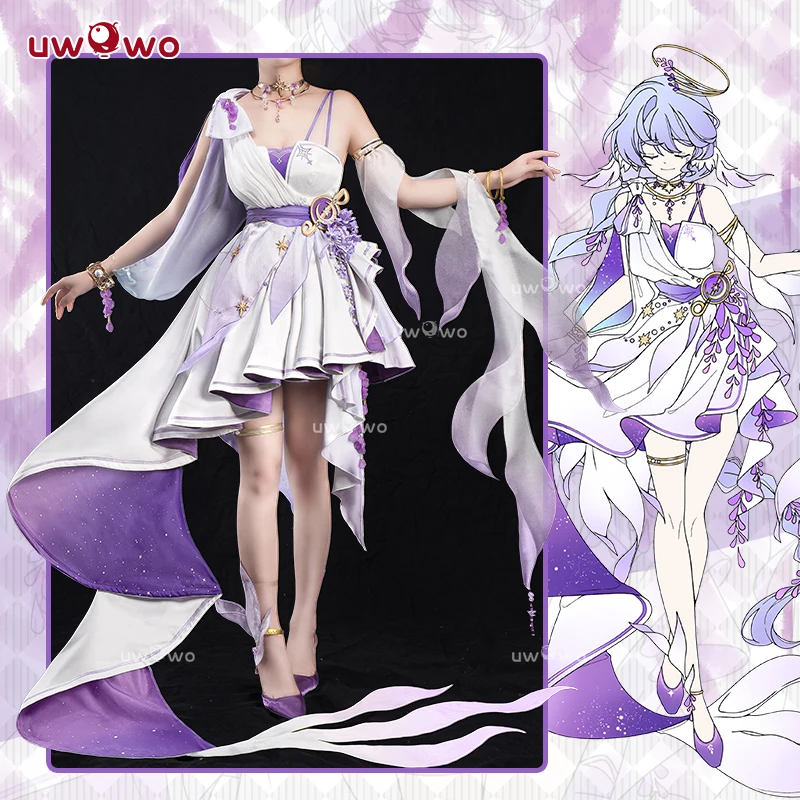 

PRE SALE UWOWO Robin Cosplay Game Honkai Star Rail Fanart Robin Wisteria Gown Cosplay Costume Halloween Costume
