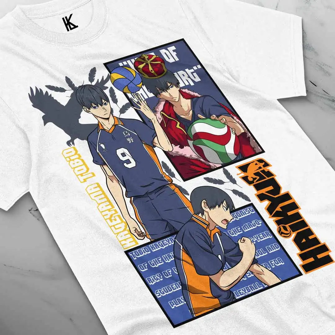 Haikyuu T-shirt Volleyball Kuroo Tetsurou Kozume Kenma Anime Shirt All Size