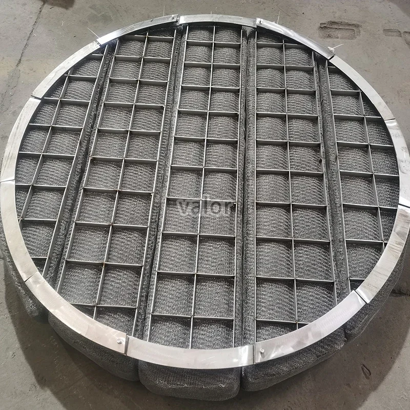 oil gas liquid separator demister pad filter stainless steel wire mesh eliminator filter