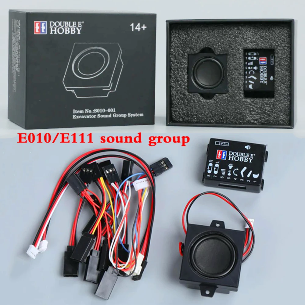 Sistema de Audio doble E EC160E E010 E111 para excavadora a control remoto, módulo de sistema de sonido de actualización especial, accesorios de