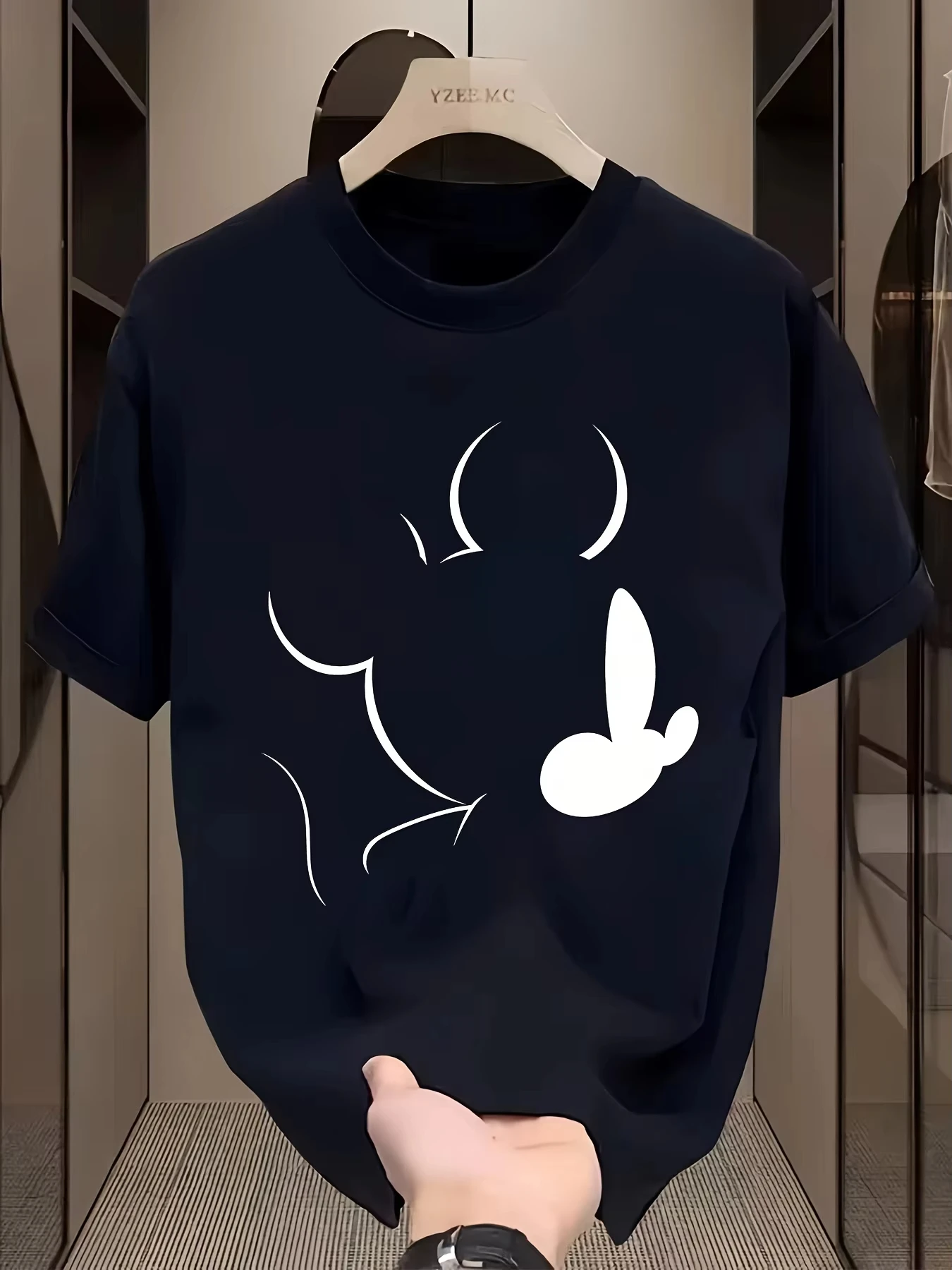

Disney 2025 Mickey Mouse Animated Cartoon Summer T-shirt Boys and Girls Cute Casual Comfortable Short-sleeved Street Fashion Top