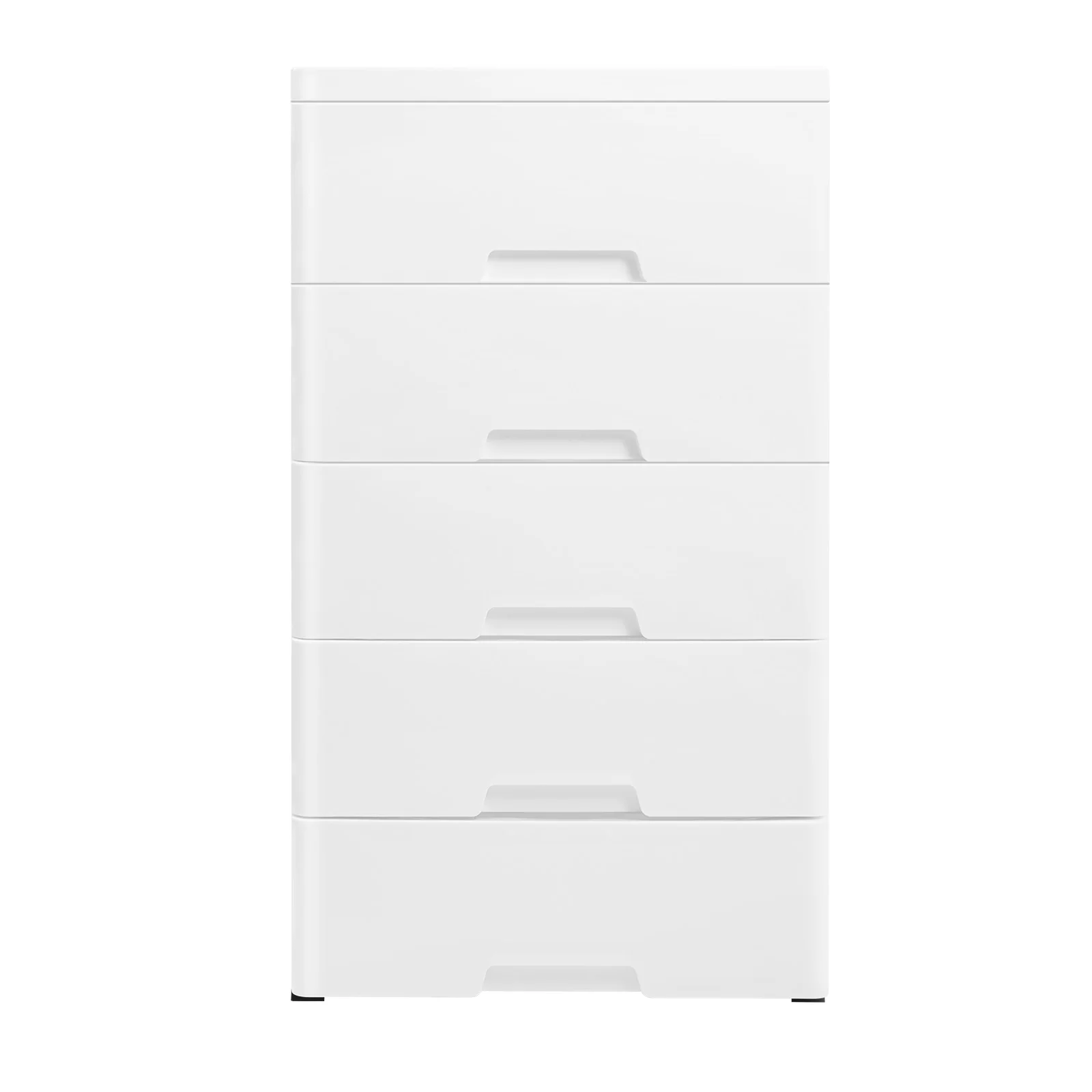 Plastic Drawers Dresser Storage Cabinet, 5-Drawer Stackable Vertical Clothes Storage Tower, Bedroom Tall Small Chest Closet