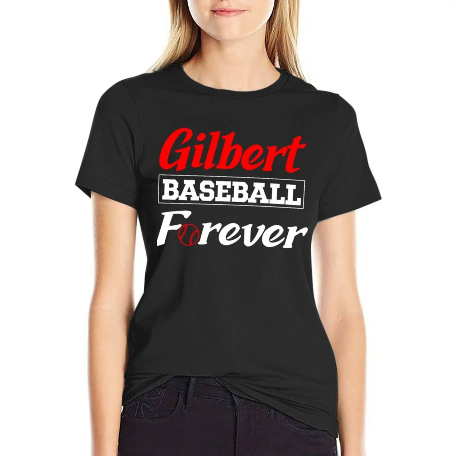 Gilbert Baseball Forever T-Shirt anime hippie clothes summer blouses woman 2024