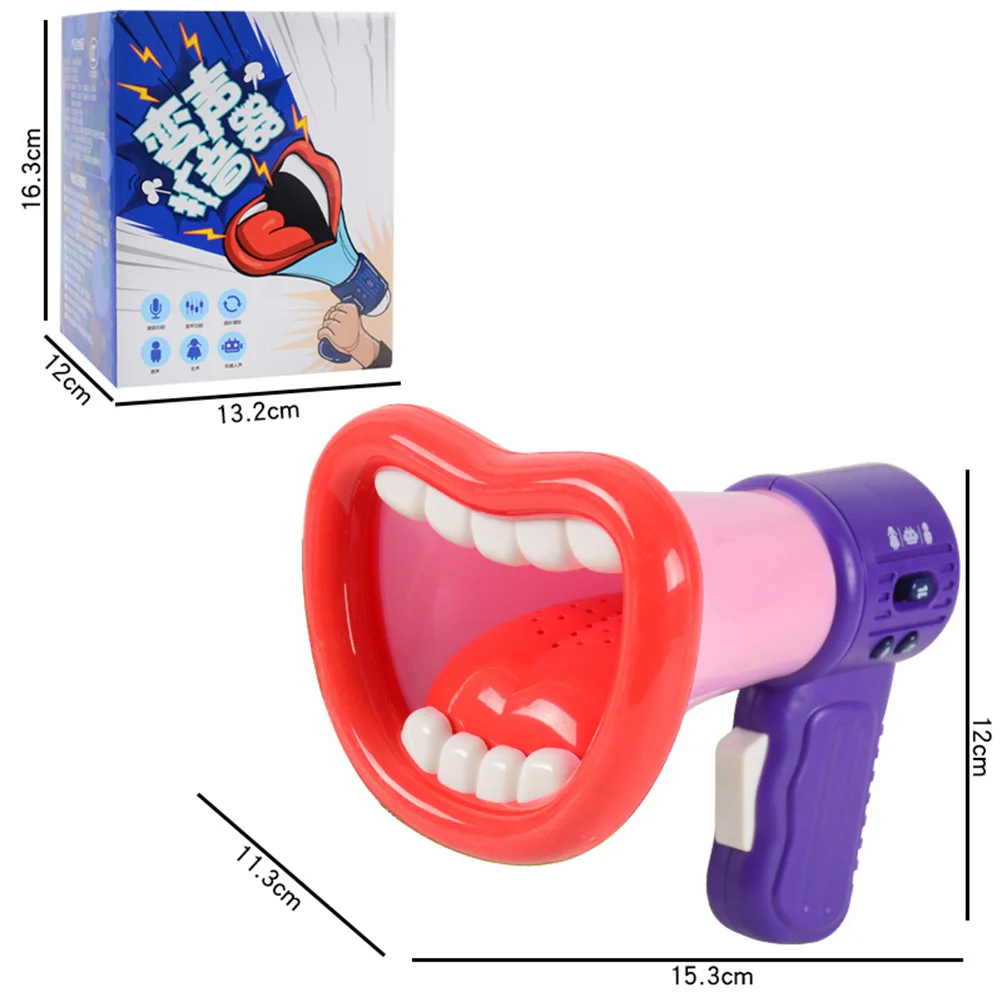 1Pc Voice Changer Small Horn Electronic Amplifier Megaphone Speaker Kid Creative Novelty Souvenir Tricky Funny toy Colorful