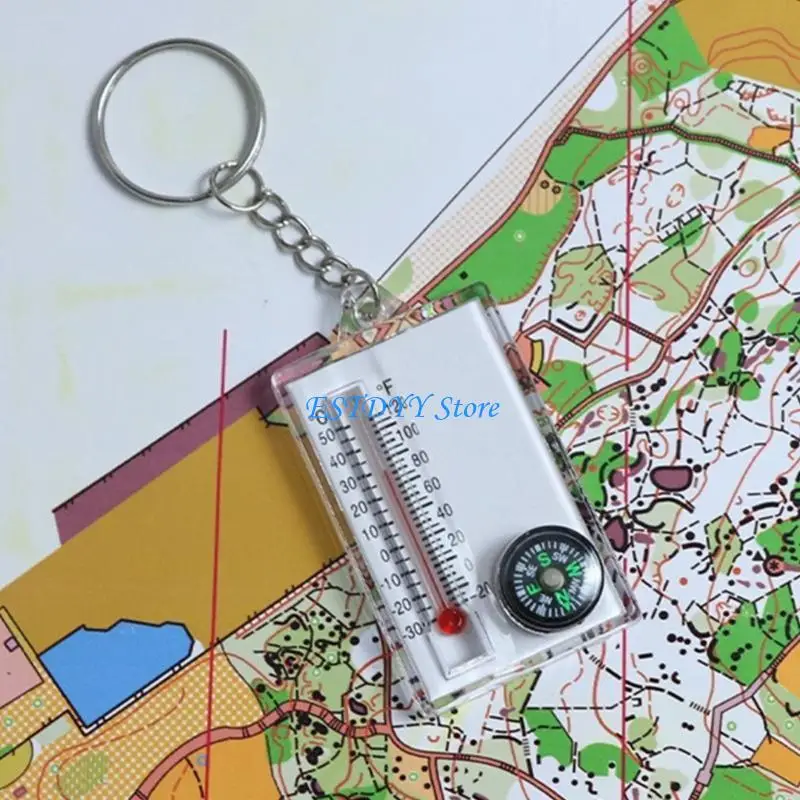 

G6DE Outdoor Mountaineering Buckles Compasses Pointer Camping Tool Pocket Sized Compasses