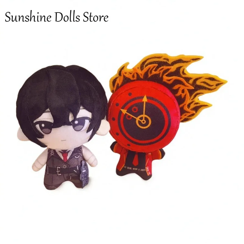 Anime Limbus Company Dante Don Quixote Sancho Print Plush Cotton Doll Body 10CM Bag Pendant Stuffed Toys Plushie Gift