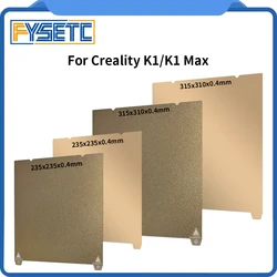 For Creality K1/K1 MAX Ender 3 S1 Pro Ender3 S1/ 5 S1 Double Side Printing 235X235mm/315X310mm Buid Plate PEI Steel Sheet
