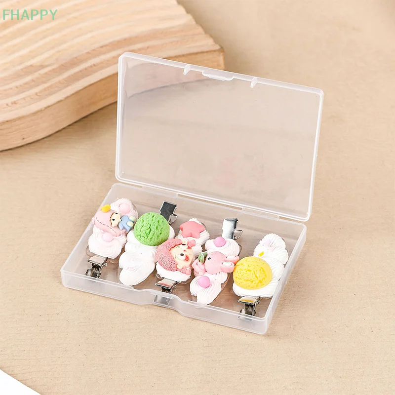 Poker Card Storage Box Multiple Sizes Rectangular PP Plastic Box Fish Hook Packaging Box Earplug Accessory Cosmetics Storage Box