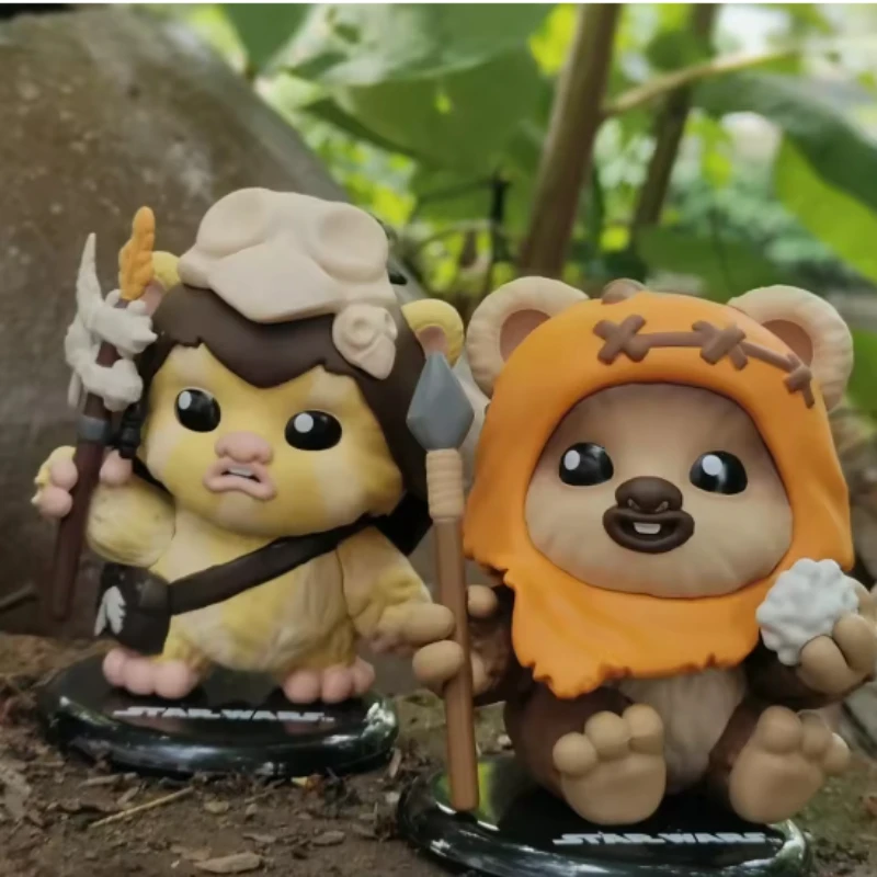 Caja ciega Star Wars Ewok COSBI, adornos hechos a mano, minifiguras, caja sorpresa, modelo decorativo, juguetes, periféricos de animé, regalos de vacaciones