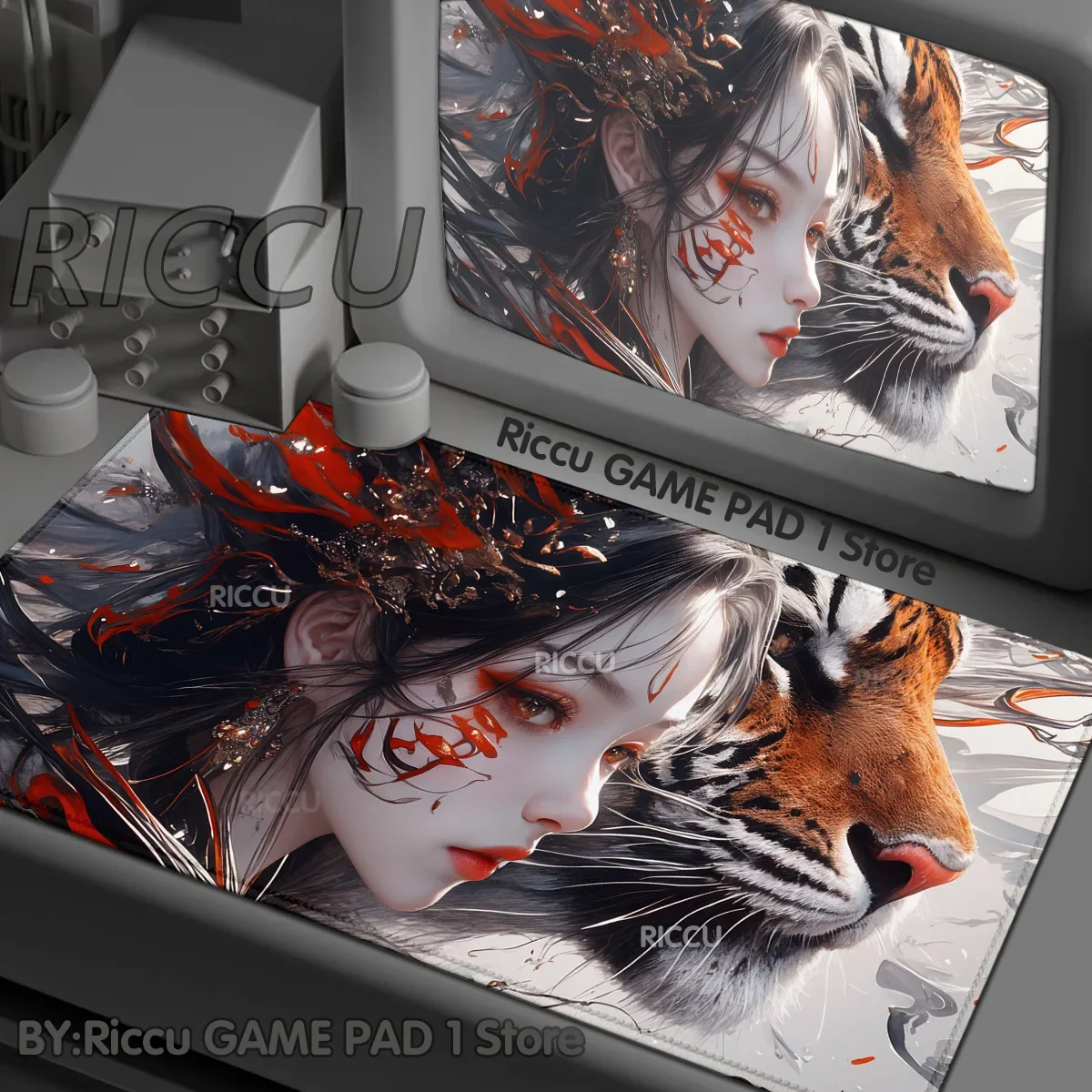 الكمبيوتر أنيمي فتاة باردة الظلام الرياح الكرتون مقاوم للماء المضادة للانزلاق الجدول حصيرة لوحة الماوس pixiv مكتب لعبة الكمبيوتر لوحة المفاتيح E-Sport #2