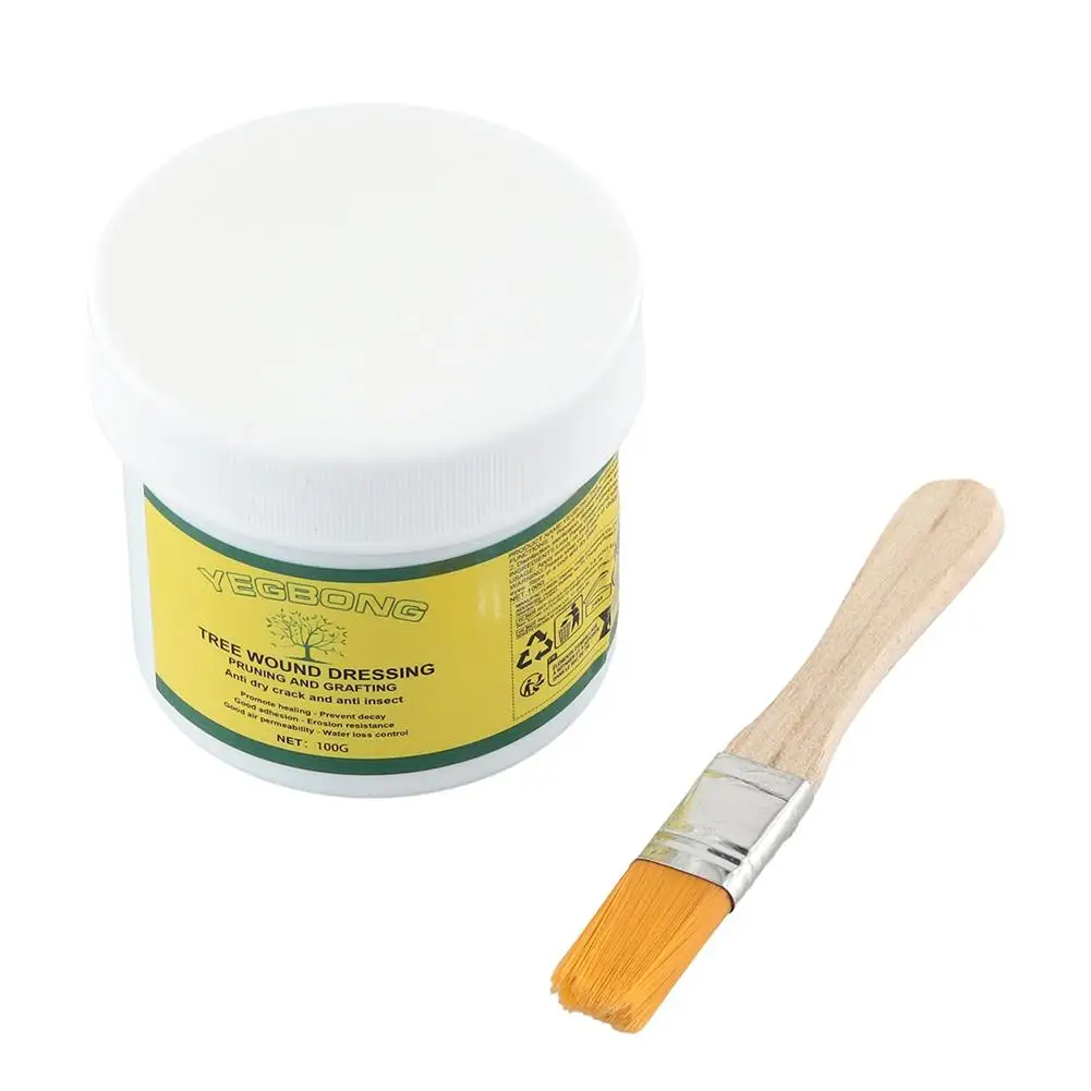Healing Agent For Protective Tree Garden Tree Grafting Paste Tree Wound Dressing Pruning Sealer With Brush Bonsai Wound Age P8J0