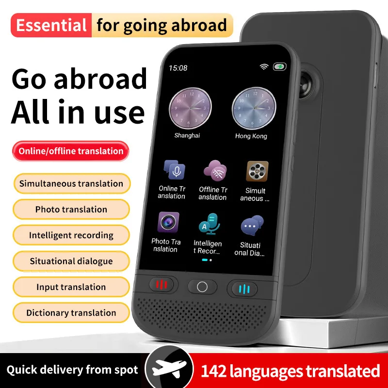 Language Translator Device Support 142 Traductor De Idiomas En Tiempo Real Translation AI Translator with ChatGPT Translator