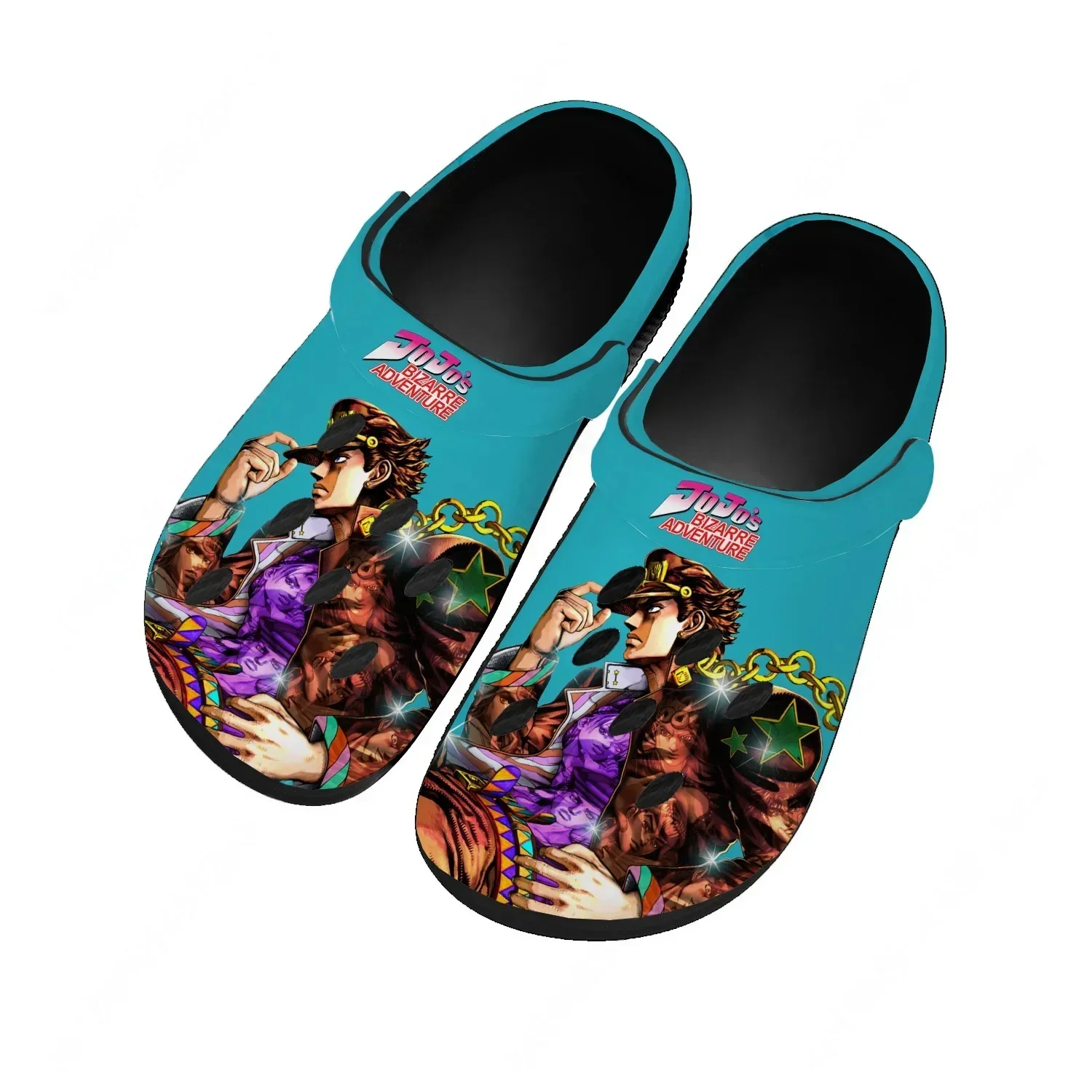 Jojos Bizarre Adventure Home Custom Sandals Women Teenager Fashion Water Shoe Garden Breathable Comfort Beach Hole Slippers