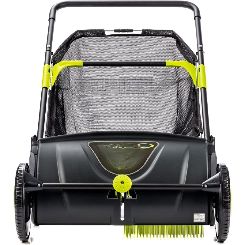 For Earthwise LSW70021 21-Inch Leaf & Grass Push Lawn Sweeper, Width, Black