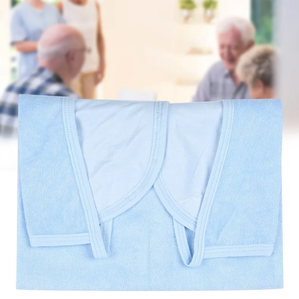 Portable Waterproof Mealtime Bib Soft Clothes Protector Adult Bib Reusable Saliva Towel Home Care