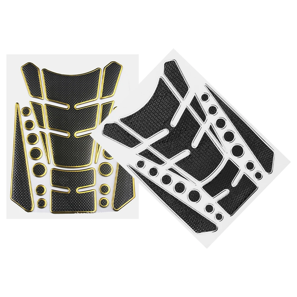 

2Pcs Motorcycle Fuel Tank Stickers 3D Unique Design Waterproof Gas Cap Cover Motorcycle Accessories Decals Gas Tank Protectors