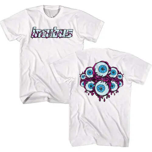 Incubus Eyeballs Logo Men's T-Shirt Alt Rock Band