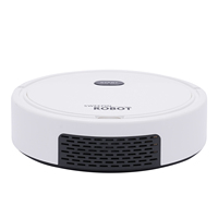 3-in-1 Robot Vacuum Cleaner, 500Pa Sweeping Mopping for Hard Floors 90m², 50dB Quiet White