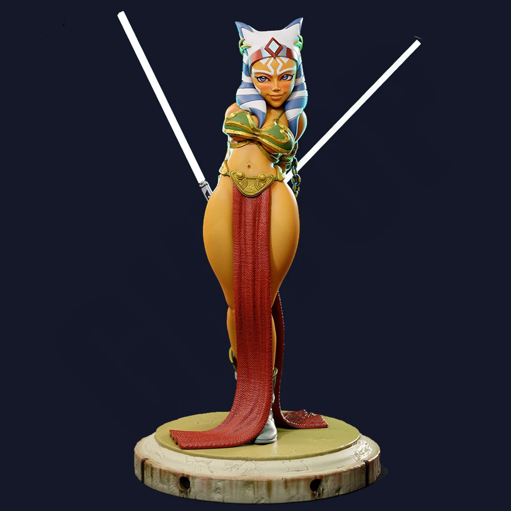 

Sexy Alien Female Warrior 1/24 Scale Resin Figure Model Kit Rabbit Unassembled Unpainted Doll 3D Printing DIY Statue Crafts Toy