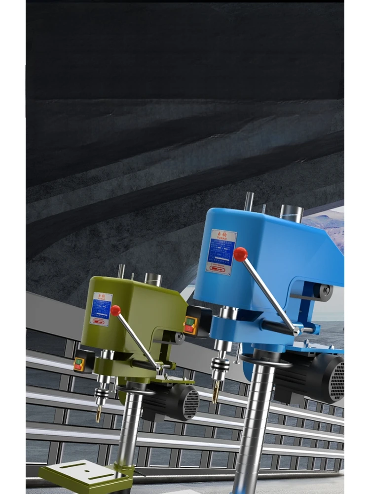 Máquina de taladrar mesa industrial de alta resistencia, máquina de taladrar eléctrica totalmente automática de tamaño pequeño, juego de hilos micro SWJ12/16