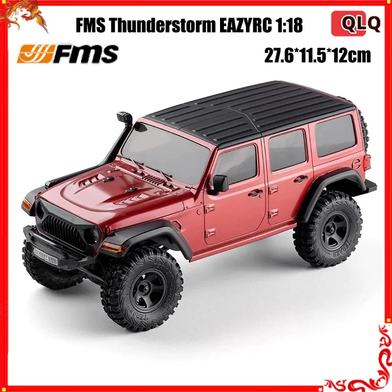 

Fms Thunder Storm Eazyrc 1:18 Remote Control Rc Four Wheel Drive Climbing Vehicle Off Road Simulation Model Electric Model Car