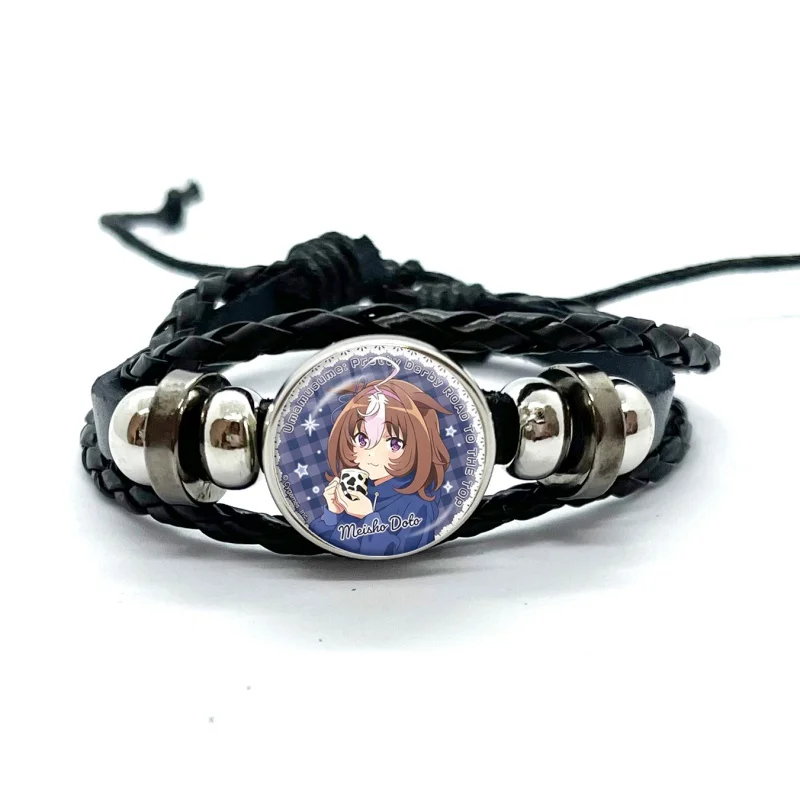 Special Week Silence Suzuka Tokai Teio Vodka Leather Bracelets Anime Cartoon Multilayer Braided Bracelets Bangles Jewelry Gifts