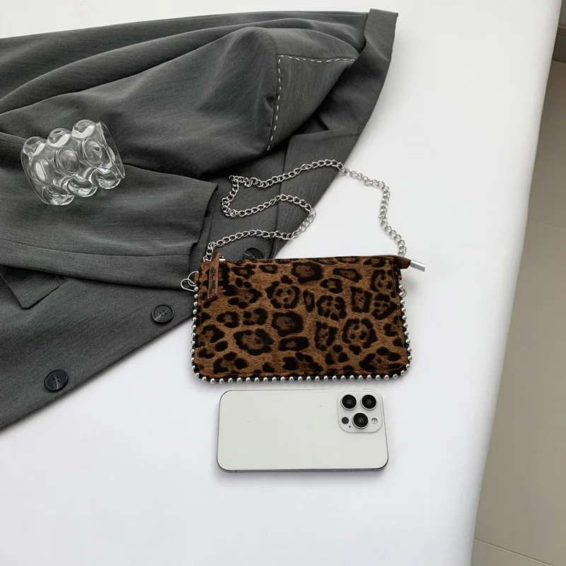 Einfarbige Umhängetaschen für Damen, modische Ketten-Handytaschen, modische Schulter-Messenger-Tasche, Sac A Main für Frauen – Detail 20