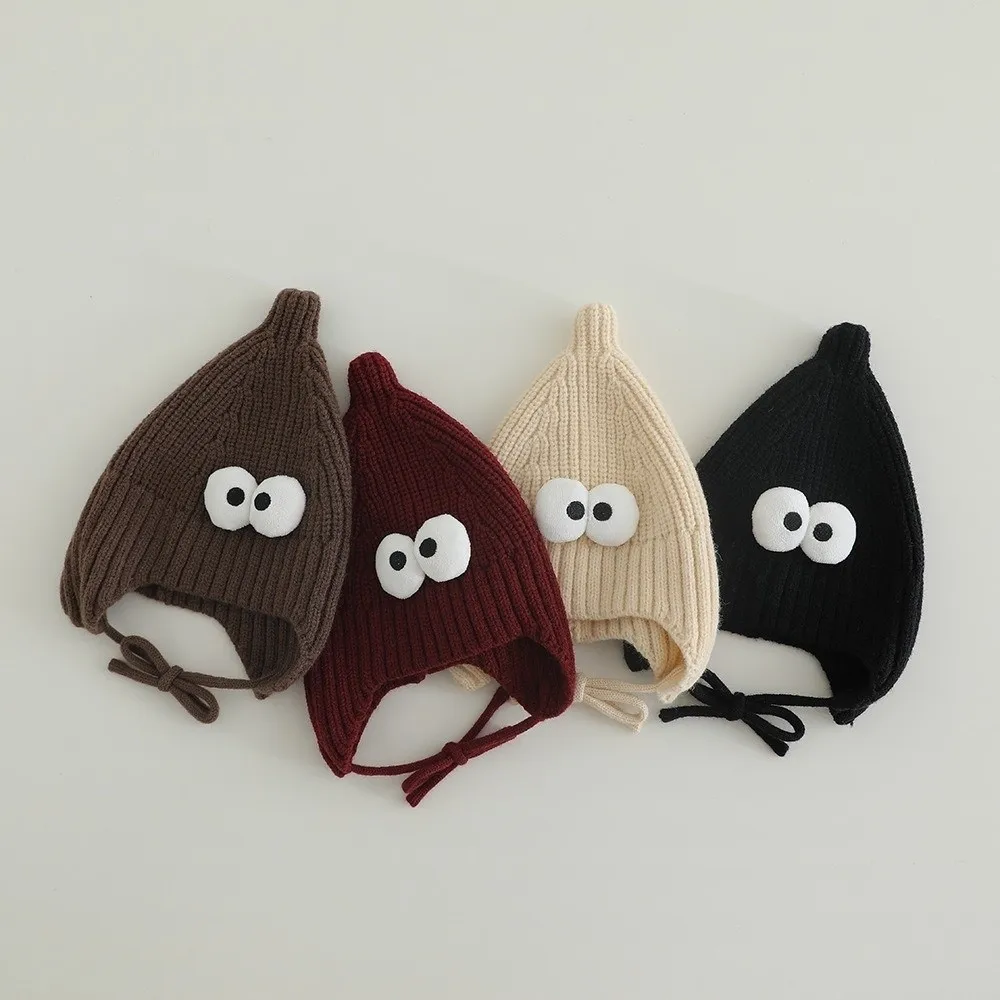 

Kids Knitted Hat 45-48CM Funny Animal Ear Cap Warm Winter Baby Beanie Boys Girls Pointy Top Hats & Caps