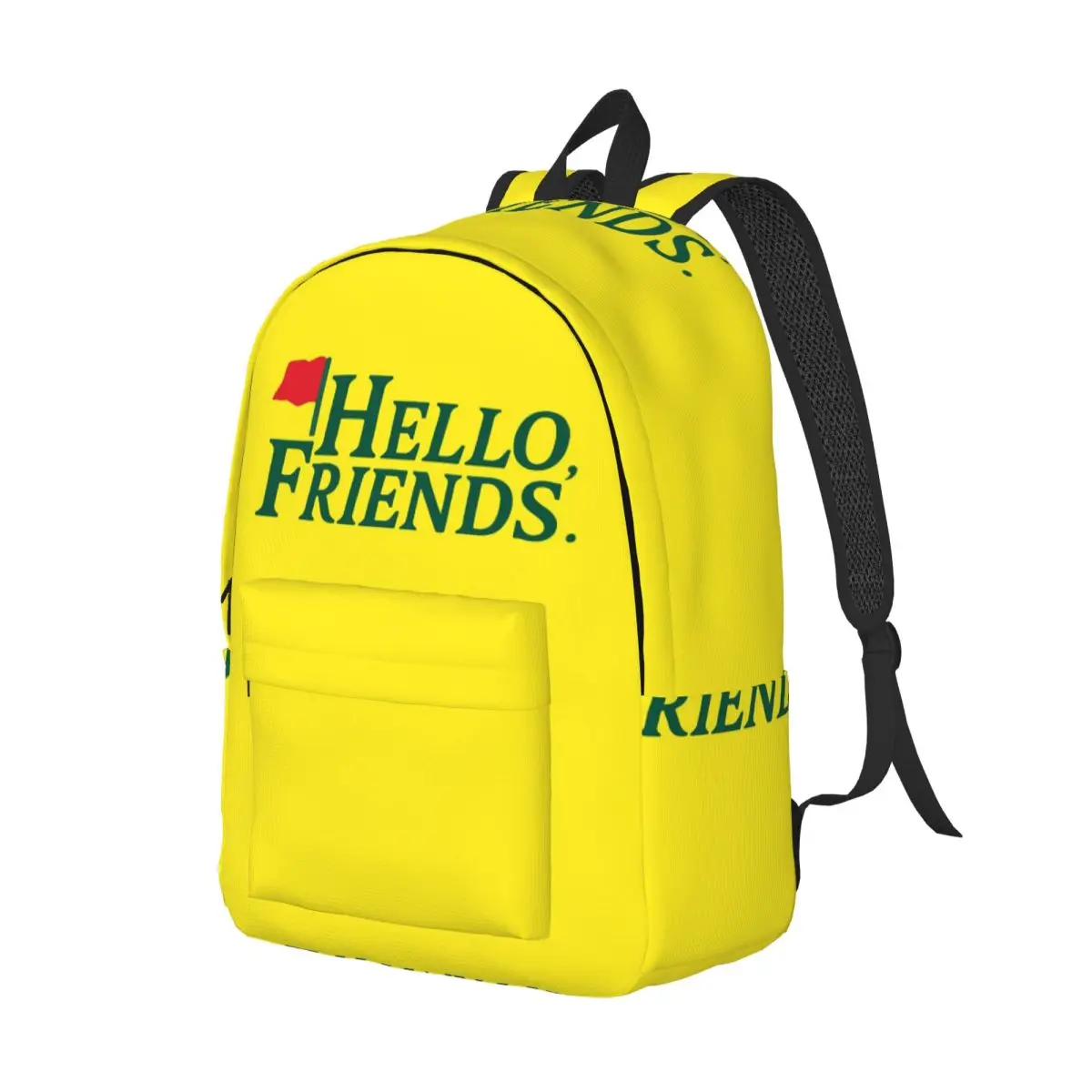 Hello, Friends Backpack Daypack Large Capacity Boys Girls BookBag School Bag Shoulder Bags for Men Women