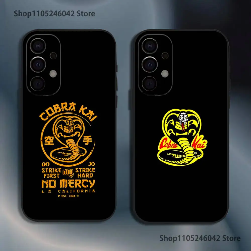 

C-Cobra Kai Snake Shockproof Phone Case For Samsung S25,S24,S21,S22,S23,S30,Ultra,S20,Plus,Fe,Lite,5G Black Cover