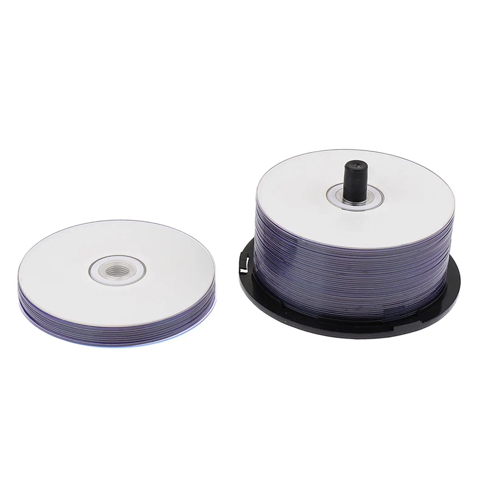 Portable Blank Disc CD-R 700MB Pack for Music System Compact Digital Media Recording and Disc Storage