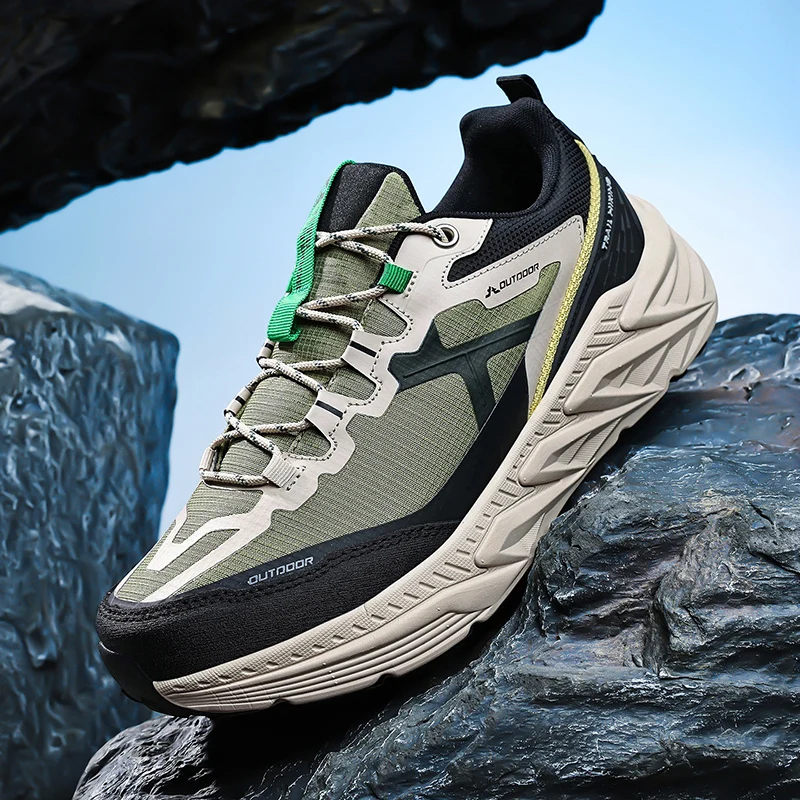 Fashionable Men's and Women's Hiking Shoes, Outdoor Off-road Comfortable Jogging Shoes, Mesh Casual Lightweight Hiking Shoes