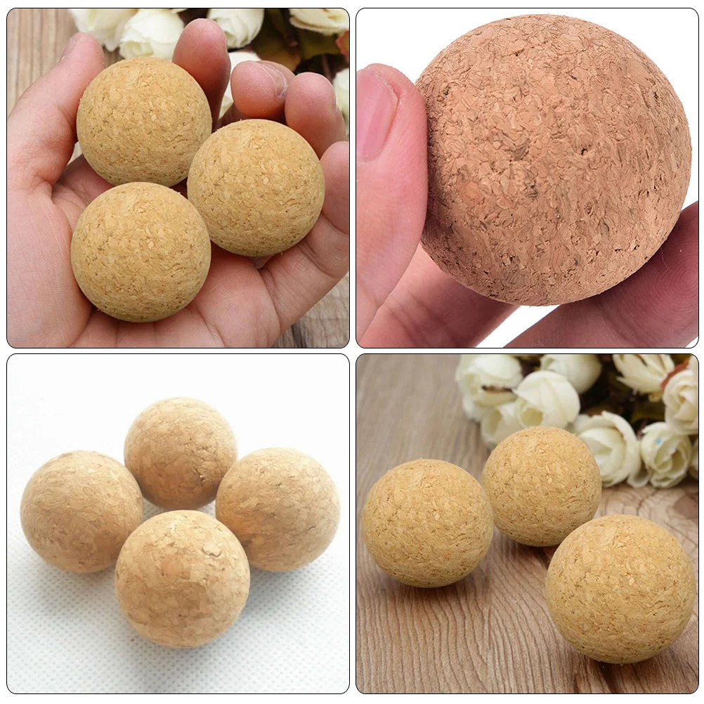 Palline da biliardino da calcio in legno da 8 pezzi, piccole palline di ricambio compatte e leggere per divertimento e decorazioni in famiglia