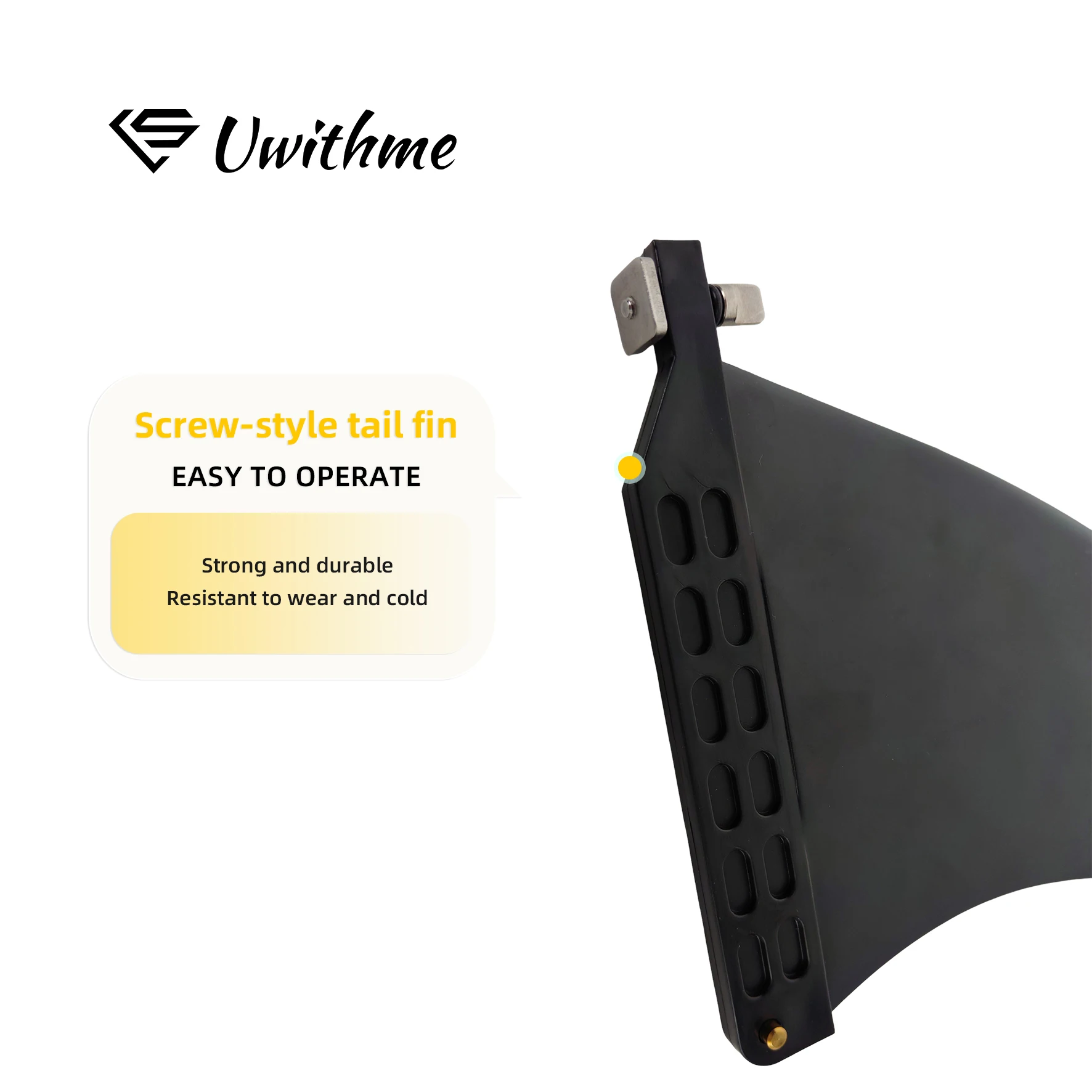 10 inch Nylon SUP Single Center Fin with Screw Socket for Fast Surfboard SUP Board Boat Kayak Swimming Pool Surfing Accessories view 5