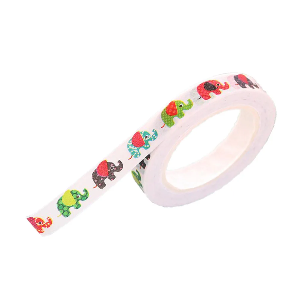 종이 스티커, 14가지의 다양한 창의적인 디자인 패턴이 있는 장식용 마스킹 롤 테이프 컬렉션 공예품