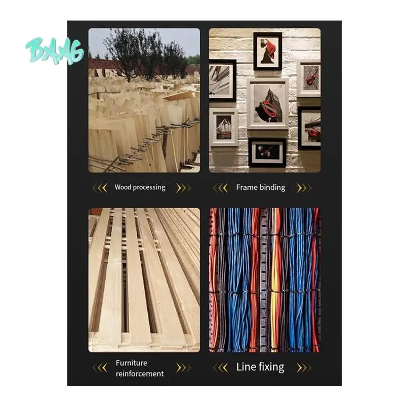 

Ручной пистолет для гвоздей BAAG-4 в 1, строительный степлер, сверхмощные степлер, воздушные пистолеты для деревообработки с 800, домашние столярные инструменты