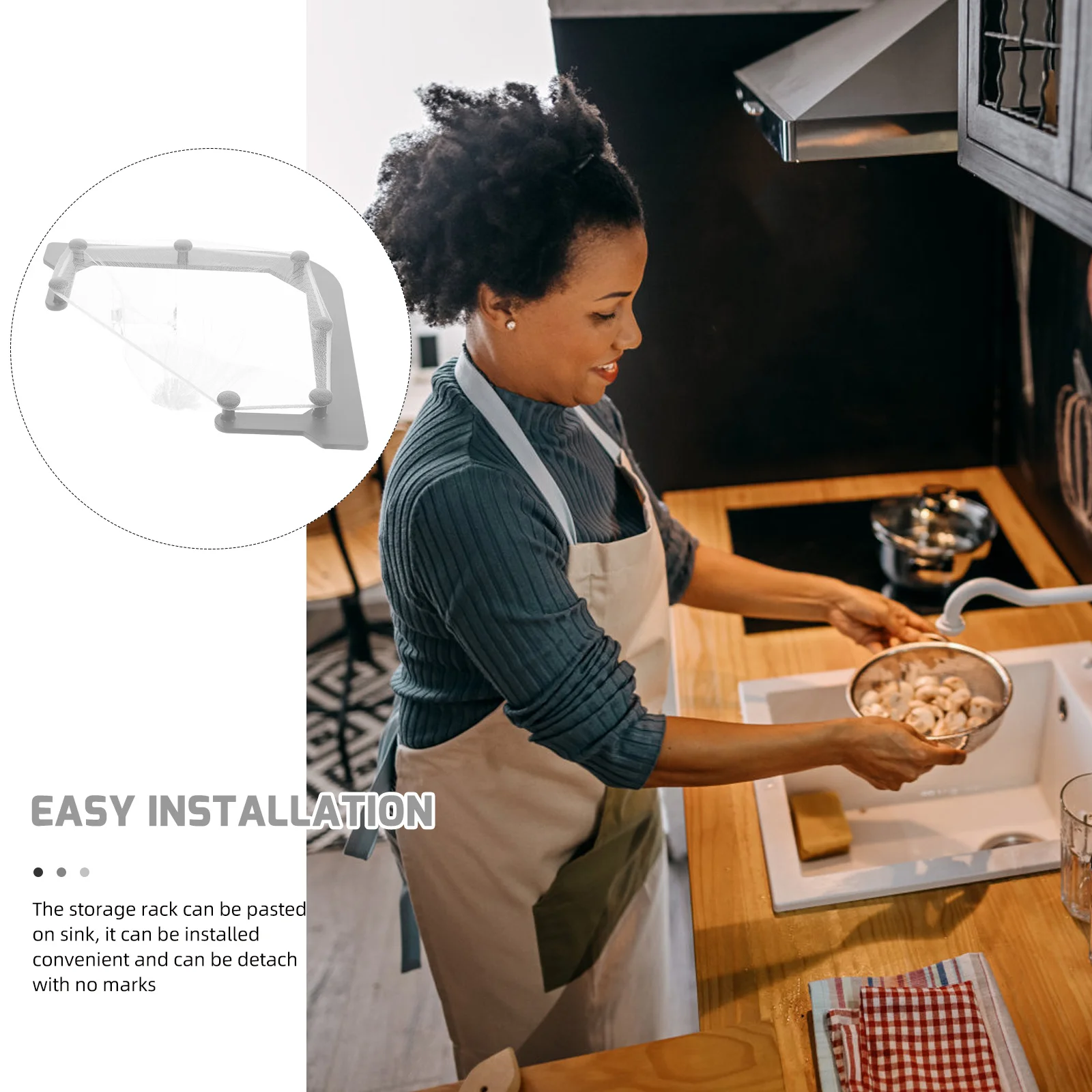 50 Uds. Escurridor de fregadero de cocina, soporte de bolsa de malla para residuos de alimentos, filtro de esquina, red de almacenamiento, colador de fregadero, organizador de bolsa