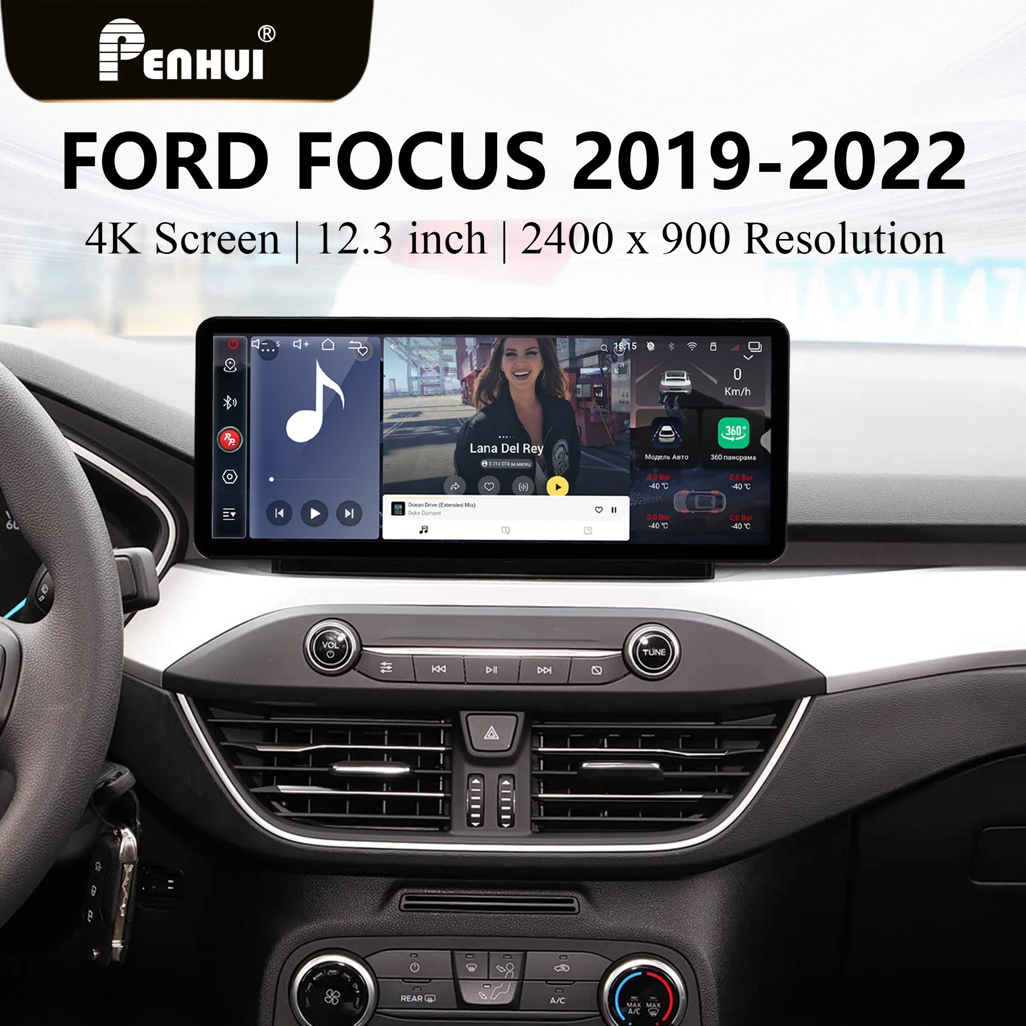 

12.3 inch Redpower for Ford Focus 2019-2022 Crystal Sound 850 Pro Max Android Car Radio Player Screen CarPlay DVD DSP