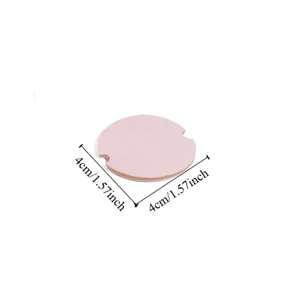 5PCS PU Rings Display Pads Round Multifunctional Earrings PU Card Holder Jewelry Packaging Organizer Round Ring Stand Outdoors