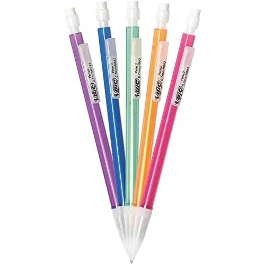 

24-Count 0.7mm Mechanical Pencils with Erasers, Medium Tip for Smooth Writing, School & Office Supplies