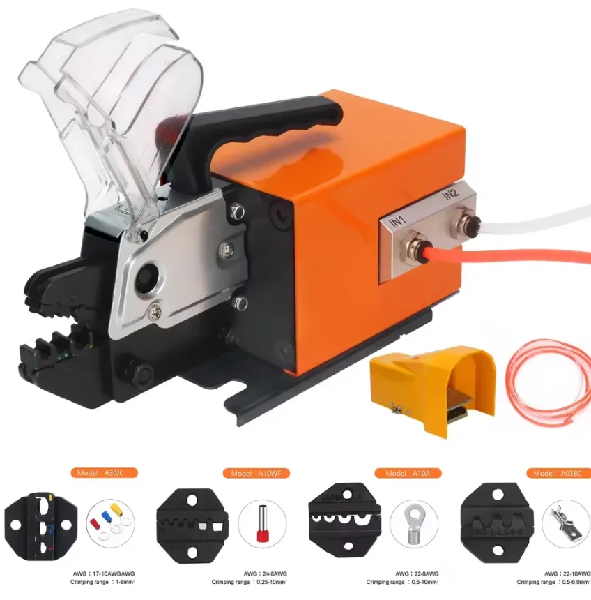 Small Pneumatic Am-10 Terminal Crimping Machine Cable Manufacturing Equipment/Pneumatic Crimp Tool Terminal Crimping Machine